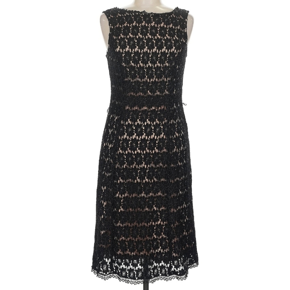 M#30 MICA size M Elegant Black Lace Dress